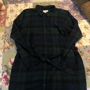 Flannel dress